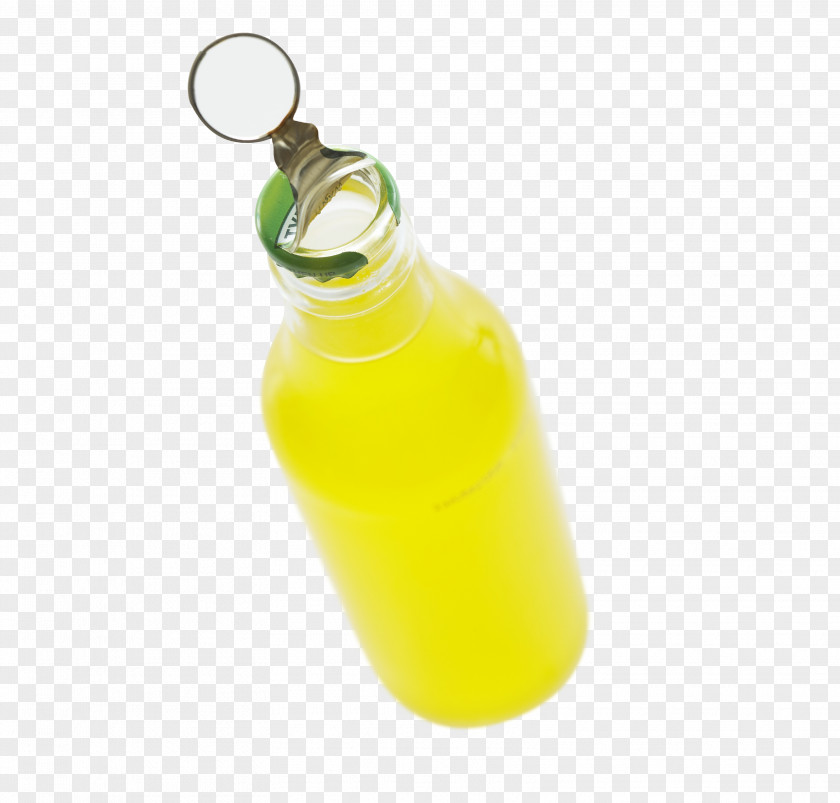 Bottle Water Yellow PNG