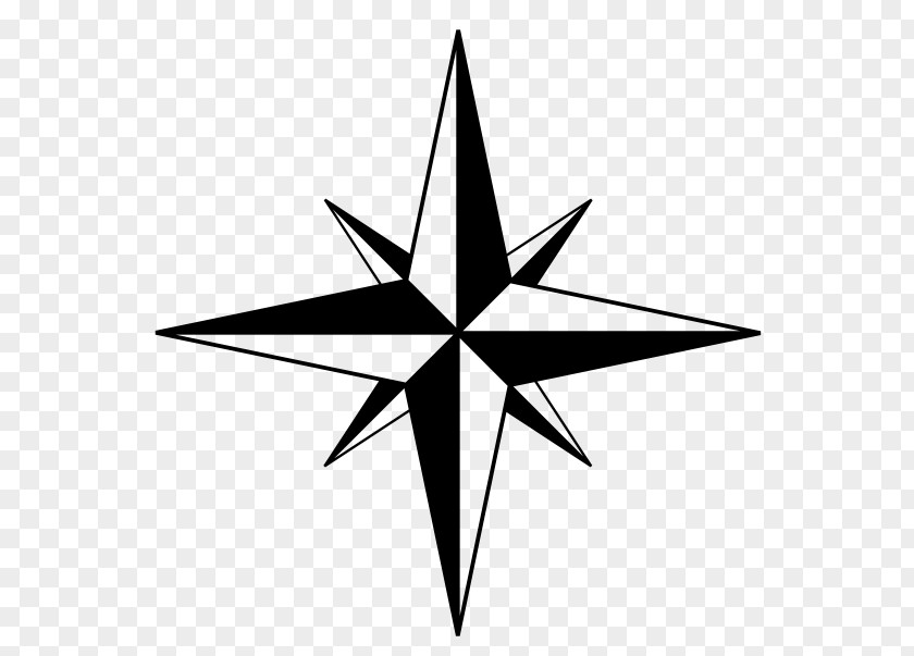 Compass Wind Rose North PNG