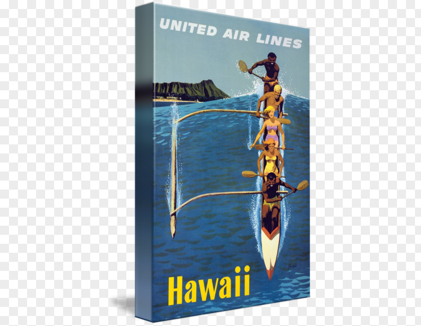 Hawaii Posters Waikiki Poster United Airlines PNG