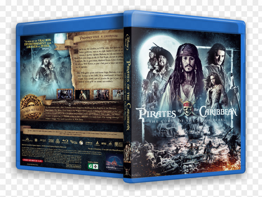Pirates Of The Caribbean: Curse Black Pearl Poster On Stranger Tides PNG