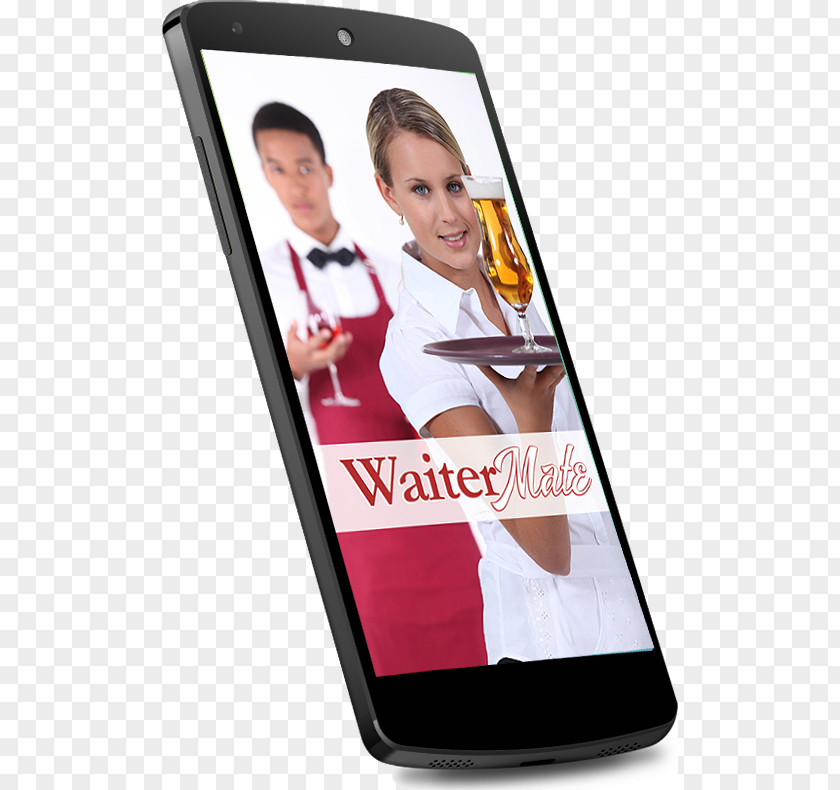 Restaurant Menu App Mobile Phones Waitermate NV Multimedia Smartphone PNG