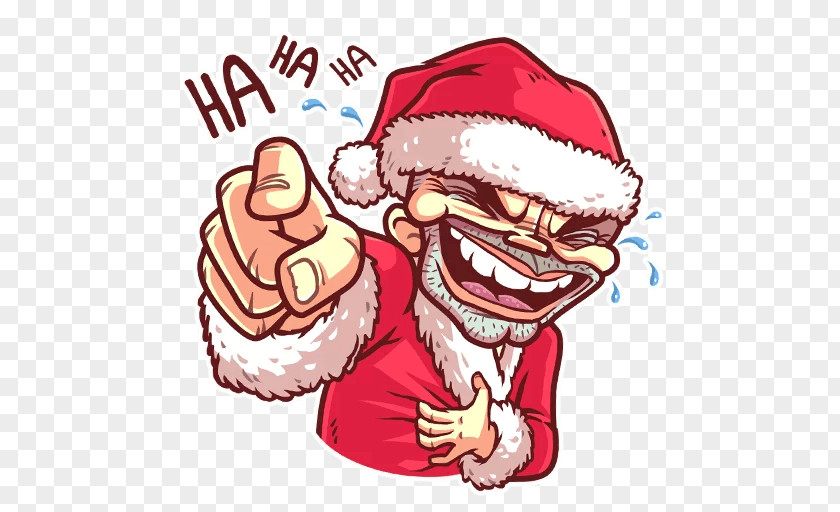 Telegram Sticker Santa Claus YouTube Emoji PNG