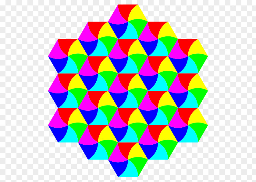 Triangle Symbols Tessellation Penrose Hexagonal Tiling PNG