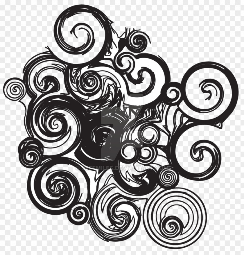 Abstract Design Art Drawing Black And White Line PNG