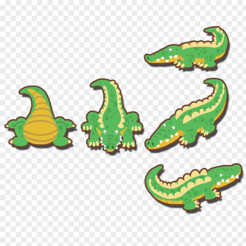 Croco Reptile Clip Art Animal Text Messaging PNG