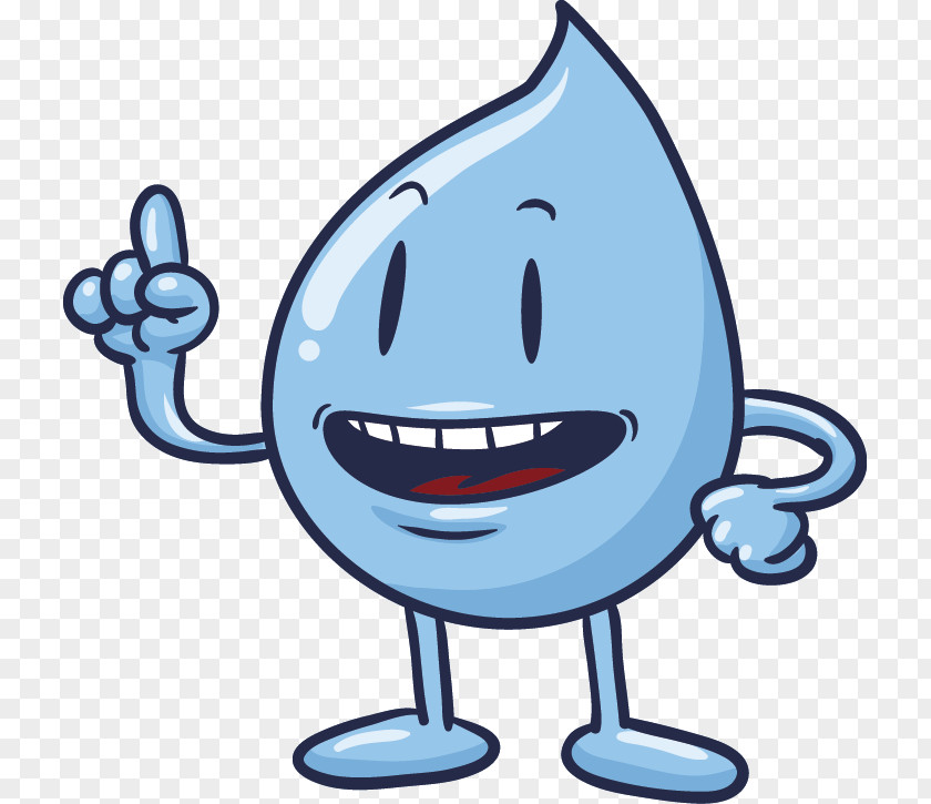 Cute Droplets Face Action Element Drop Computer File PNG