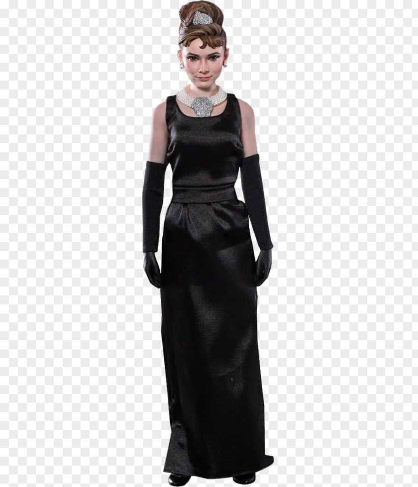 Dress Black Givenchy Of Audrey Hepburn Breakfast At Tiffany's Holly Golightly Little PNG
