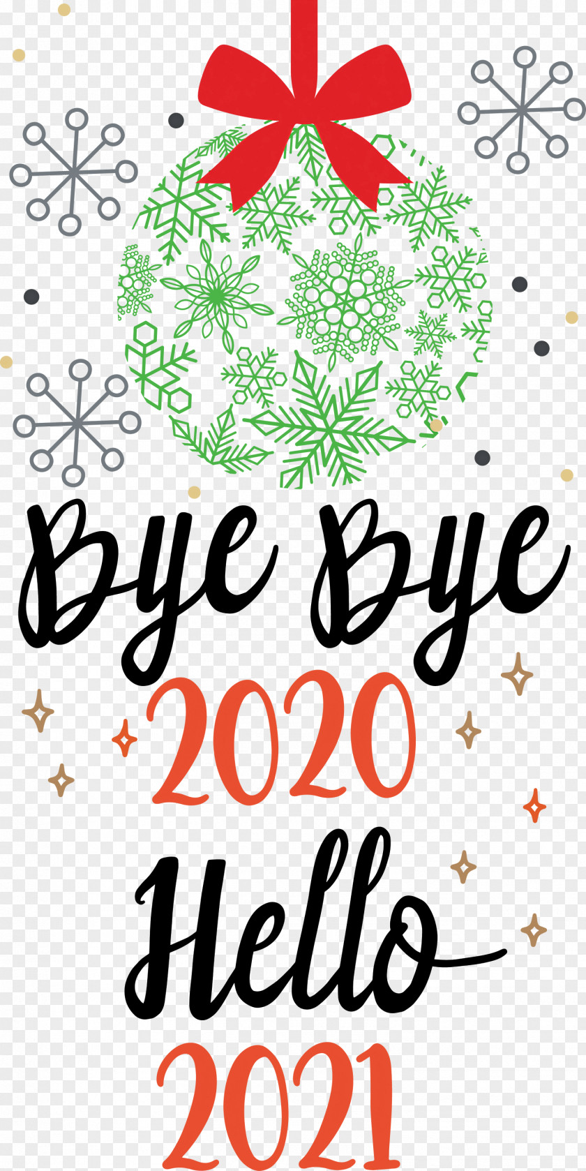 Hello 2021 Year Bye 2020 PNG