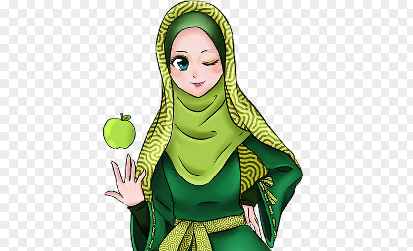 Islam Quran Muslim Hijab Image Drawing PNG