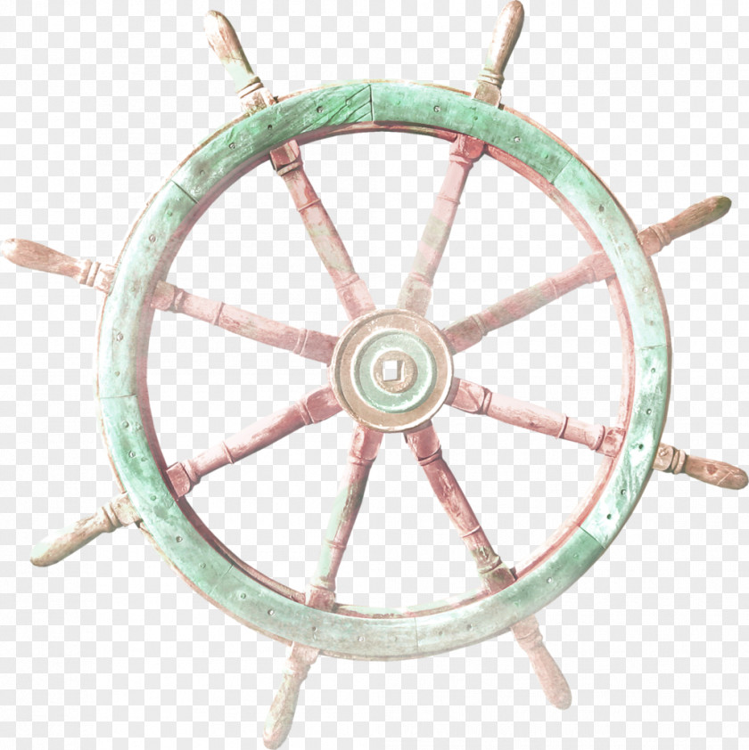 Wooden Wheel Steering Decorative Pattern Car Ships Boat PNG