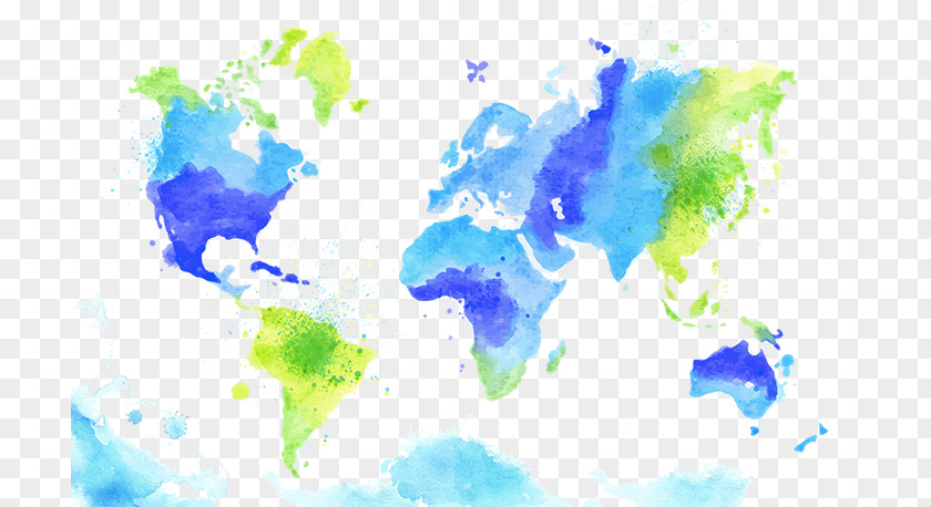 World Map Tapestry Globe PNG
