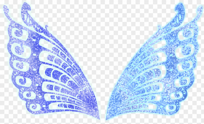 Baby Blue Fairy Wings Musa Tecna Flora Bloom Aisha PNG