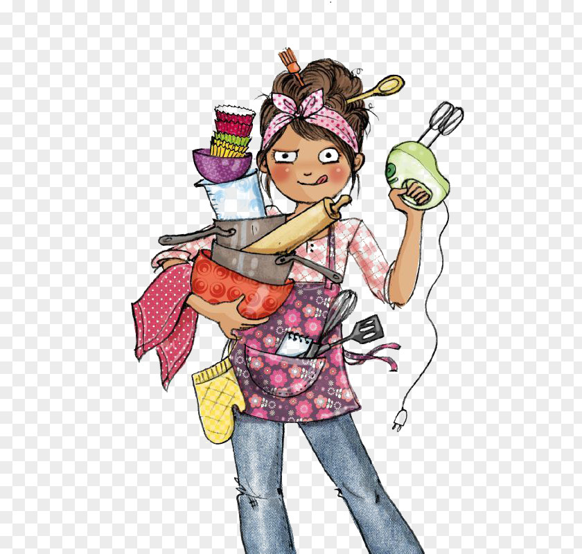 Breakfast Sandwich Drawing Cooking Recipe Illustration PNG sandwich Illustration, girl, woman holding bowl and hand mixer clipart PNG