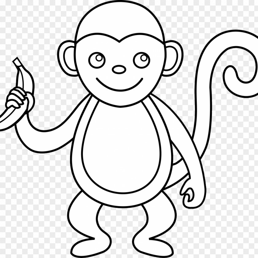 Monkey Clip Art Drawing Image Graphics PNG