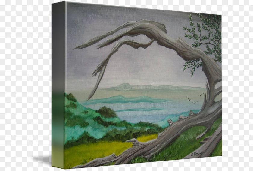 Painting Landscape Picture Frames Tree Wood PNG