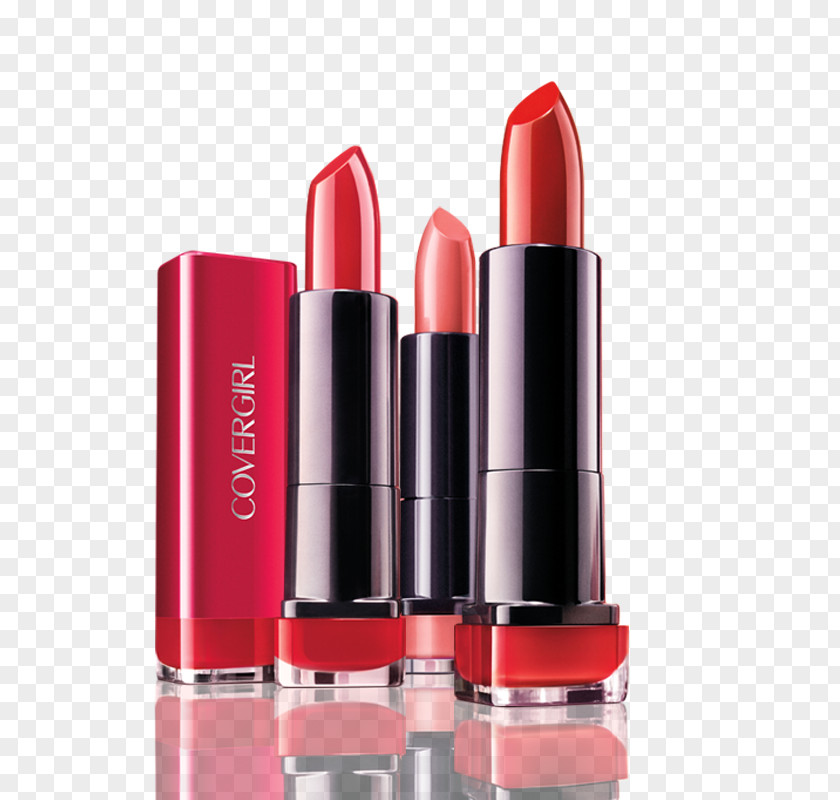Red Lips Lipstick Lip Balm Cosmetics CoverGirl PNG