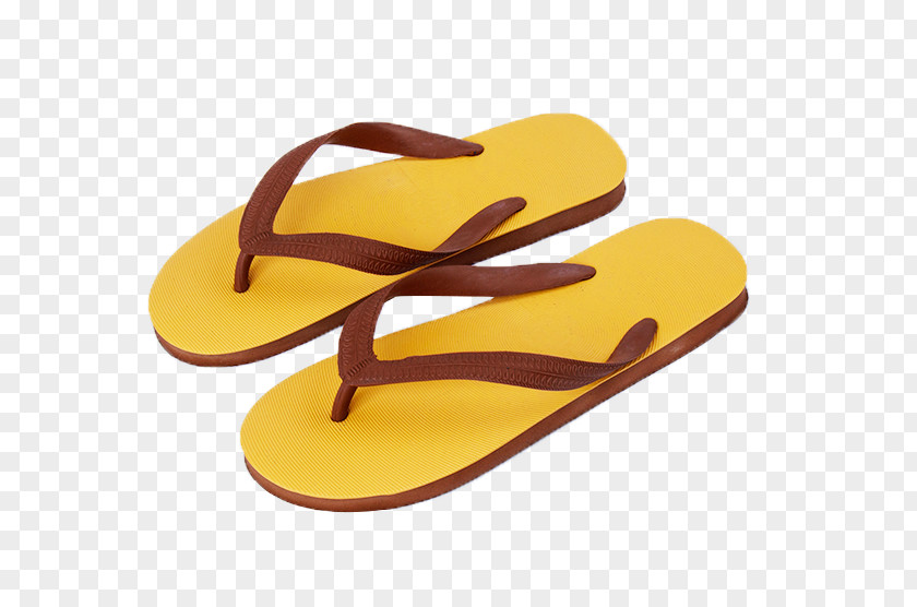 Sandal Flip-flops 南洋 Yellow Slipper Shoe PNG