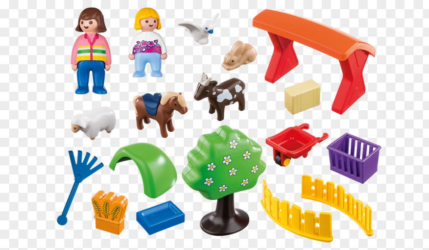 Toy Playmobil Pony Petting Zoo Child PNG