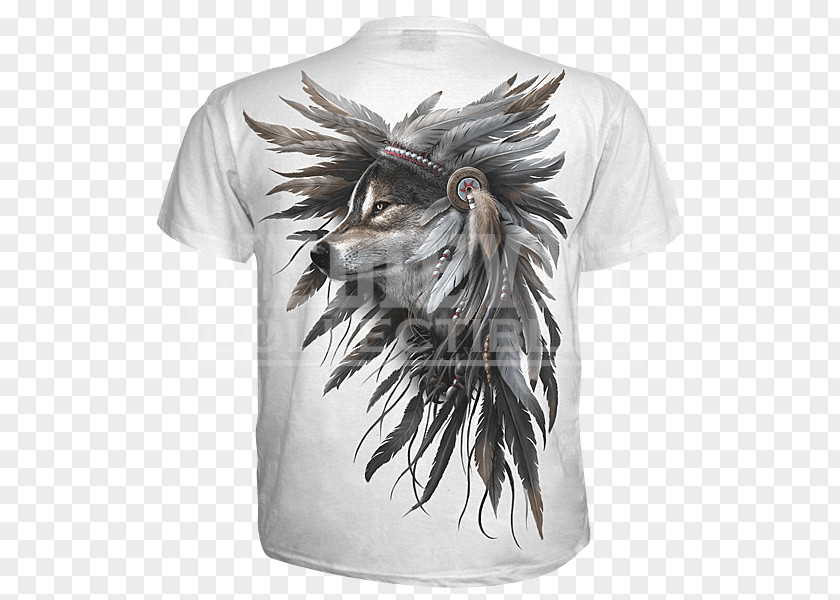 Wolf Spirit Long-sleeved T-shirt Hoodie Clothing PNG