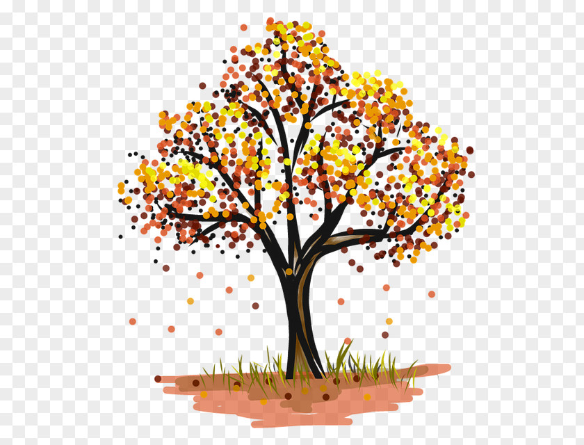 Flower Plane Autumn Tree Branch PNG