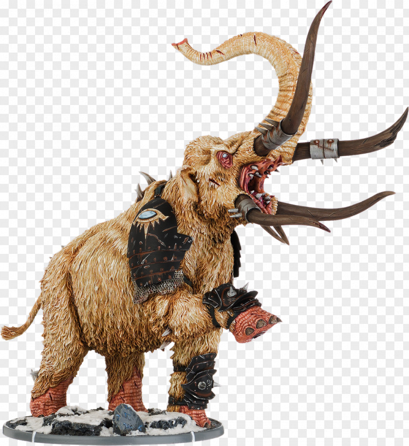Mammoth Miniature Figure Wargaming Monster Game PNG