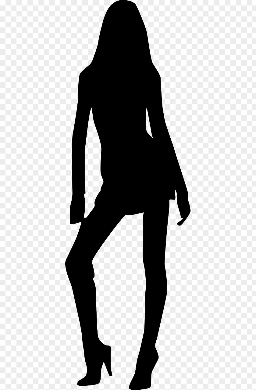 Silhouette Woman Clip Art PNG