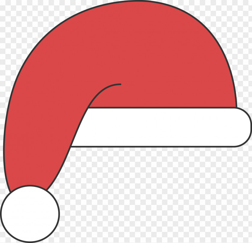 Vector Red Christmas Hat PNG