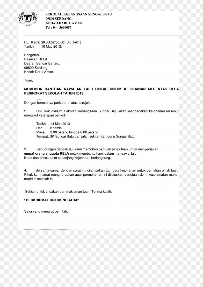 Hospital Tips Sekolah Kebangsaan Sungai Batu, Kedah Paper Document Serdang Education PNG