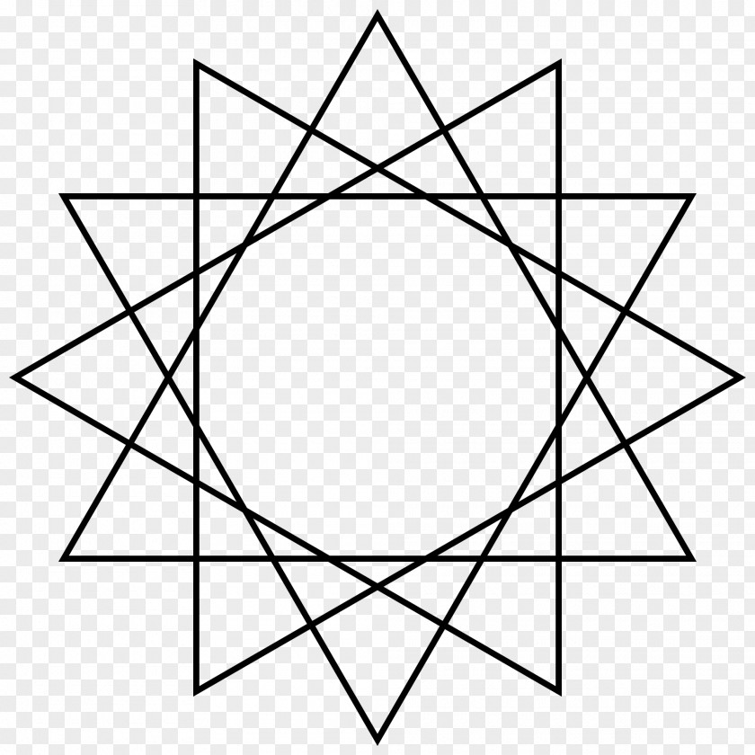 Solid Five Pointed Star Polygon Dodecagon Regular Five-pointed PNG