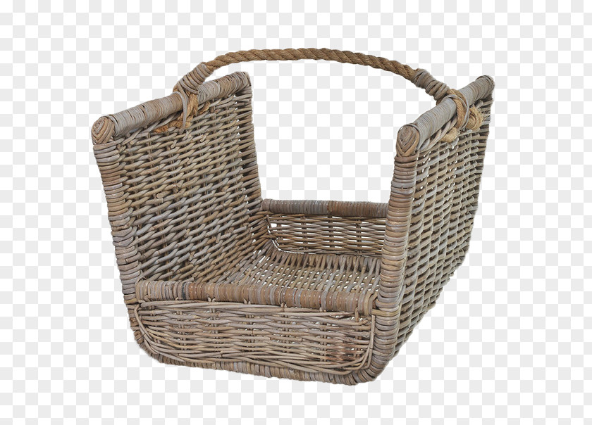 Wood Picnic Baskets Wicker Handle Garden PNG