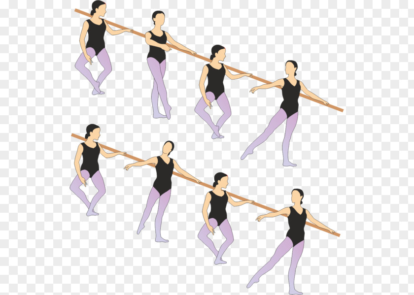 Ballet Dancer Barre Dance Move PNG