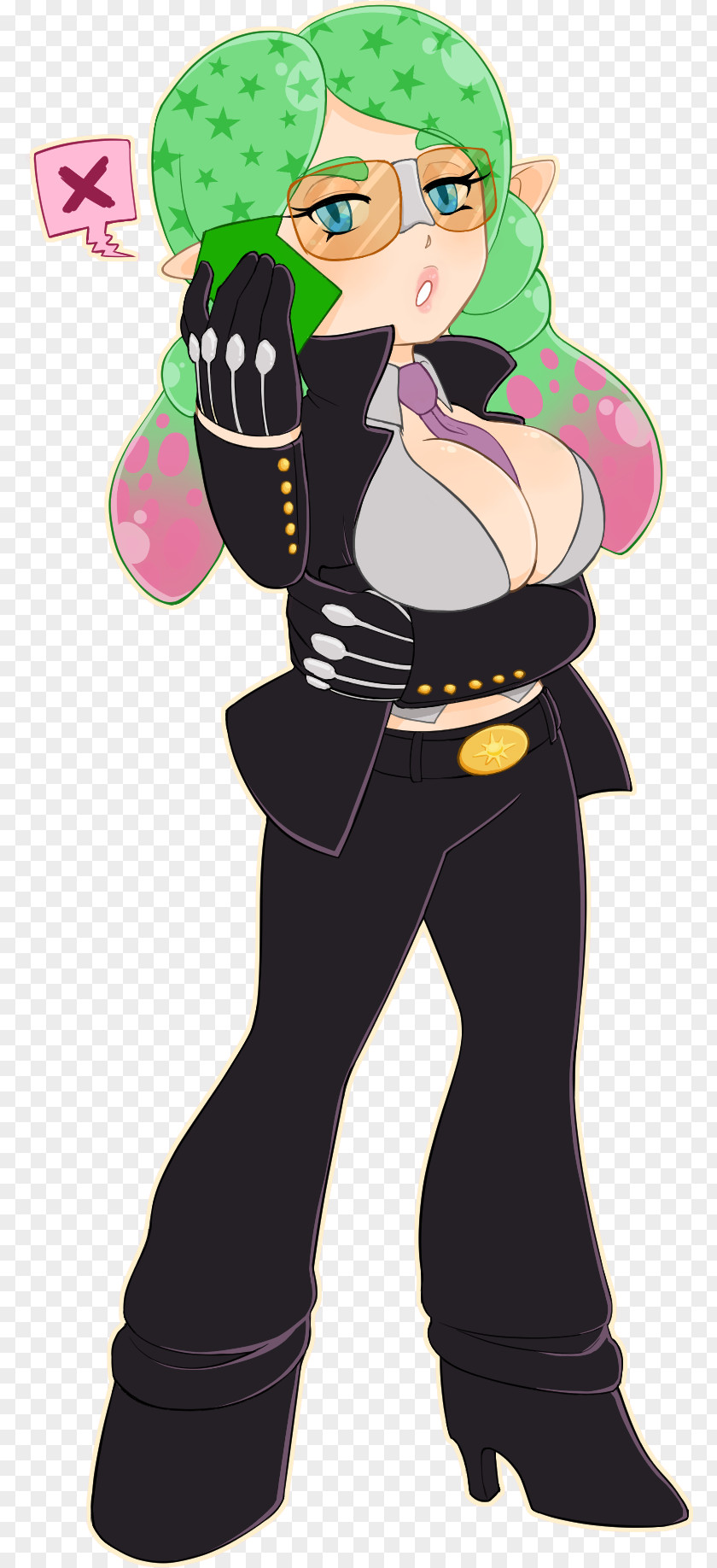 Crimson Viper Splatoon Nintendo Fan Art PNG