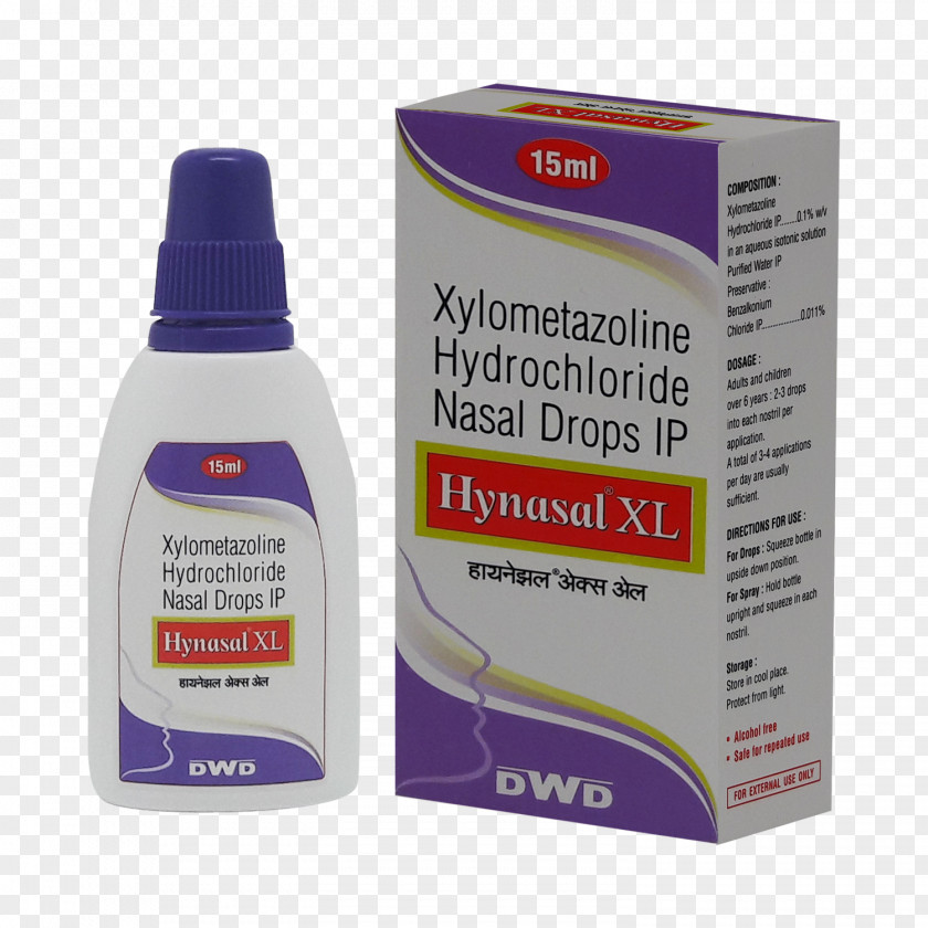 Nasal Congestion Xylometazoline Hydrochloride Spray Benzalkonium Chloride Oxymetazoline PNG