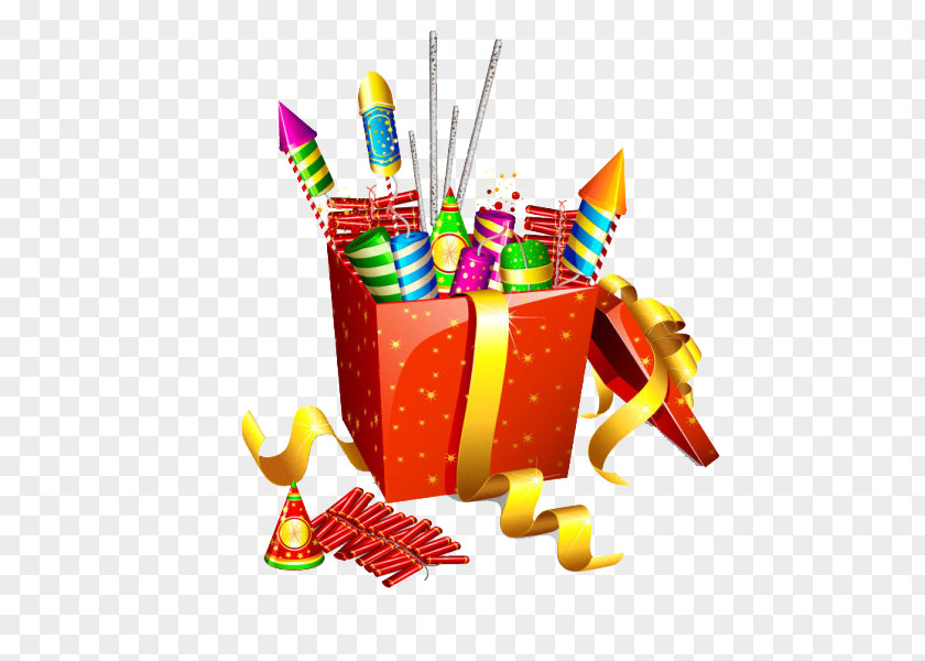 Candle Stick Candy Happy New Year Note Cards PNG