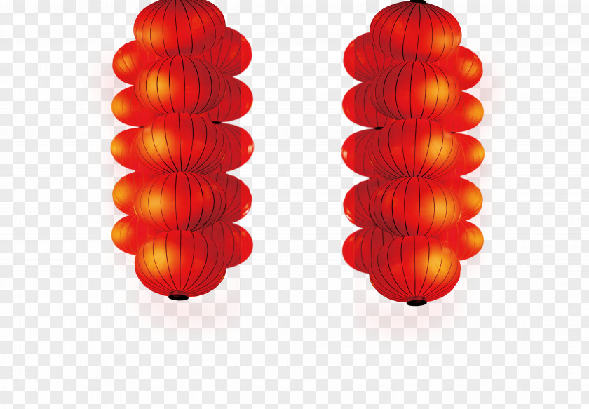 Chinese New Year Red Lanterns Free Matting Material Lantern U5927u7d05u71c8u7c60 Papercutting PNG