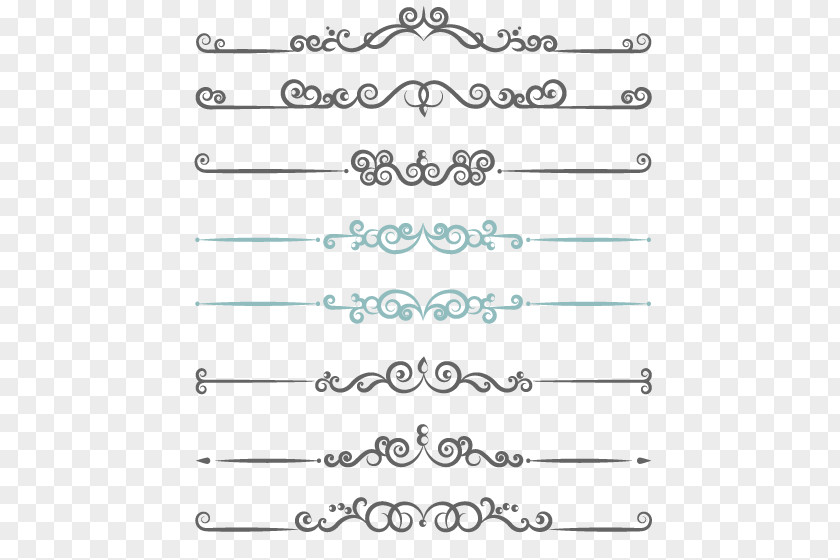 Classical Dividing Line Motif Adobe Illustrator Pattern PNG