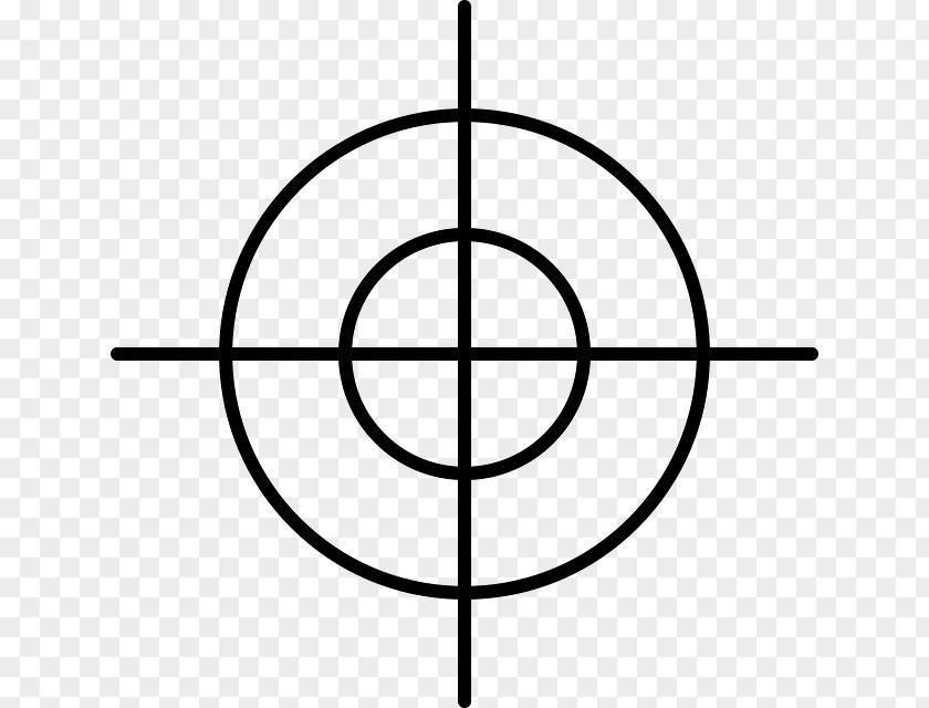 FOCUS Shooting Target Weapon Sight Reticle Sniper PNG