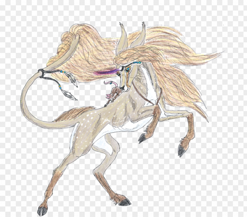 Horse Canidae Costume Design Drawing Legendary Creature PNG
