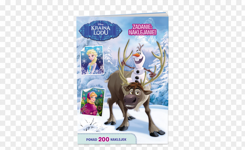 Olaf Frozen Film Series Advertising Book Sticker PNG
