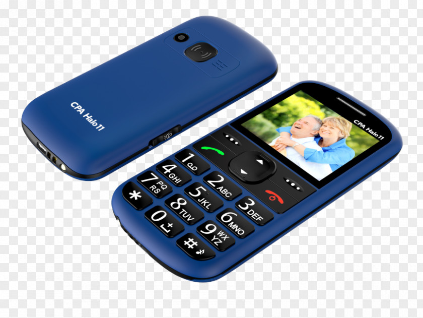 Smartphone Feature Phone CPA Halo 11 Blanc Téléphone Cellulaire Telephone MyPhone Easy PNG