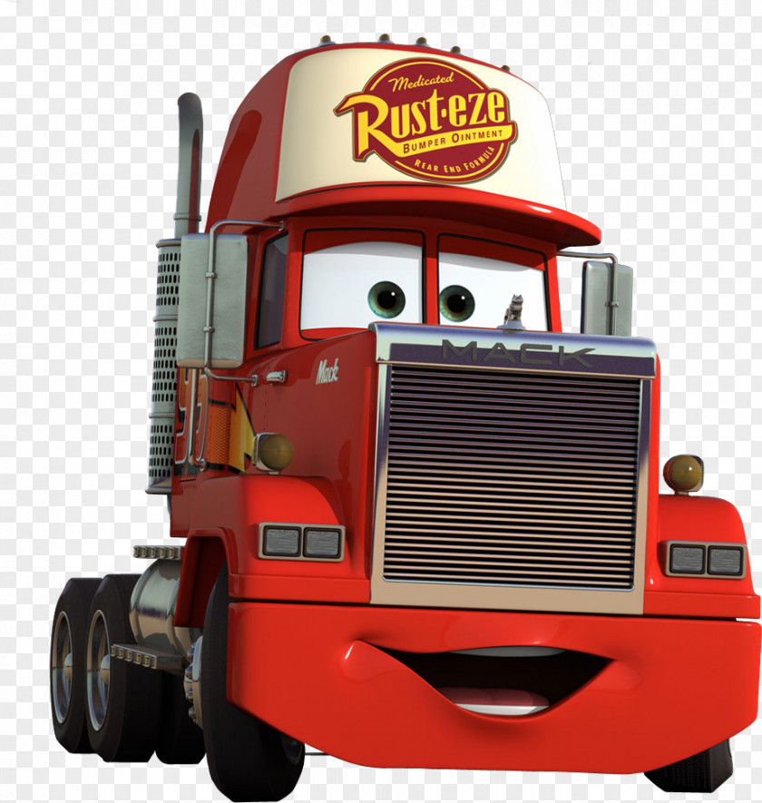 Car Lightning McQueen Mater Mack Trucks R Series PNG