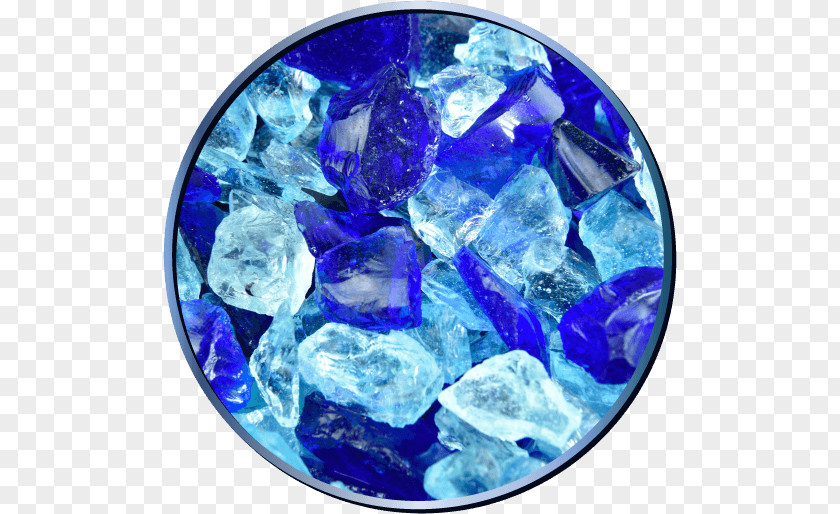 Crushed Glass Fire Pit Crystal PNG