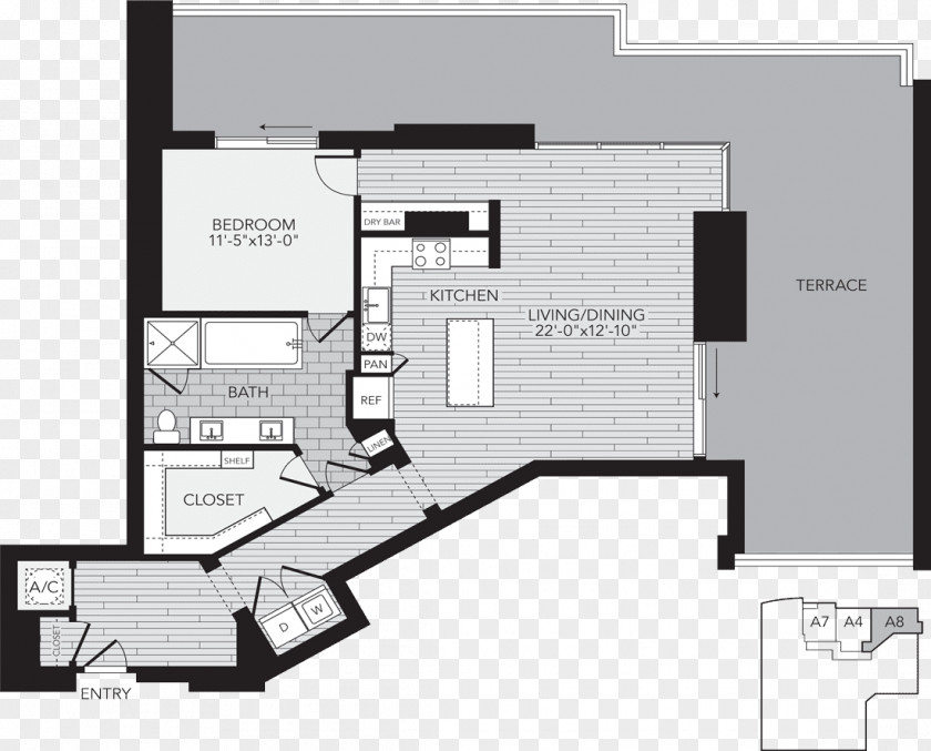 Houston Texas Aris Market Square Apartments Floor Plan House Park PNG