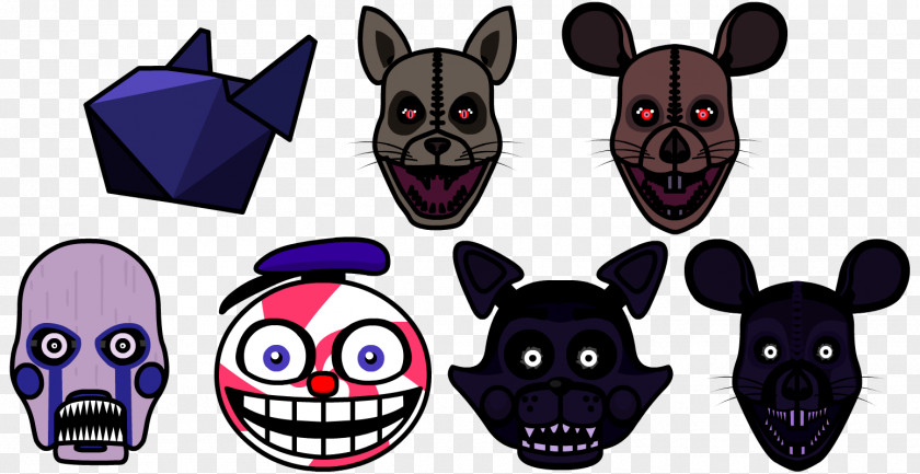 Lollipop Fnac Character Cat Rat Mask PNG