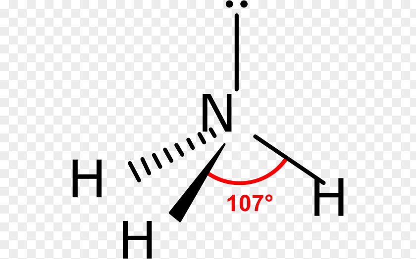 Ammonia Cliparts Chemical Bond Molecule VSEPR Theory Trigonal Pyramidal Molecular Geometry PNG