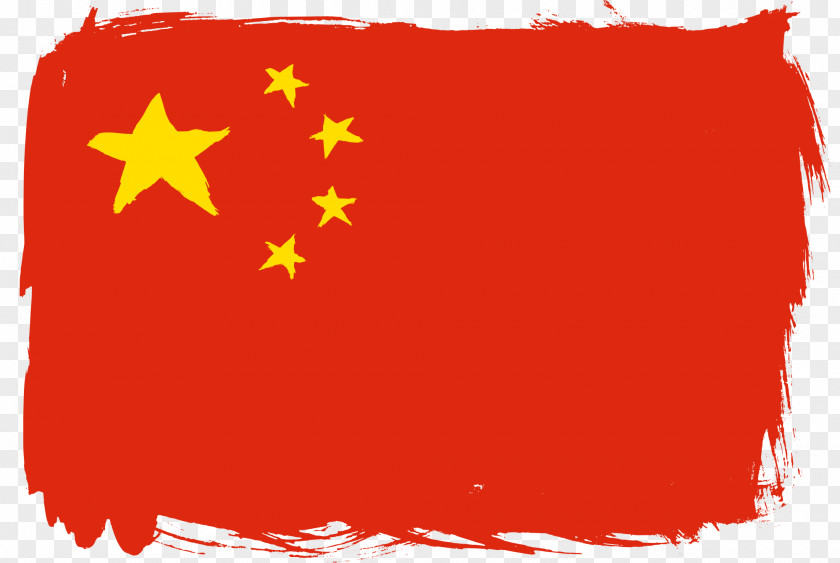 Chinese Flag Of China National World PNG