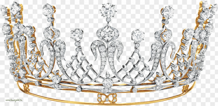 Crown Tiara Diamond Jewellery Christie's La Peregrina Pearl PNG