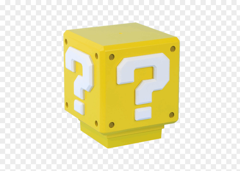 Mario Bros Super Bros. Question Block Lamp New PNG
