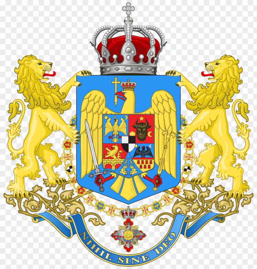 Pelicano Kingdom Of Romania Coat Arms United Principalities PNG