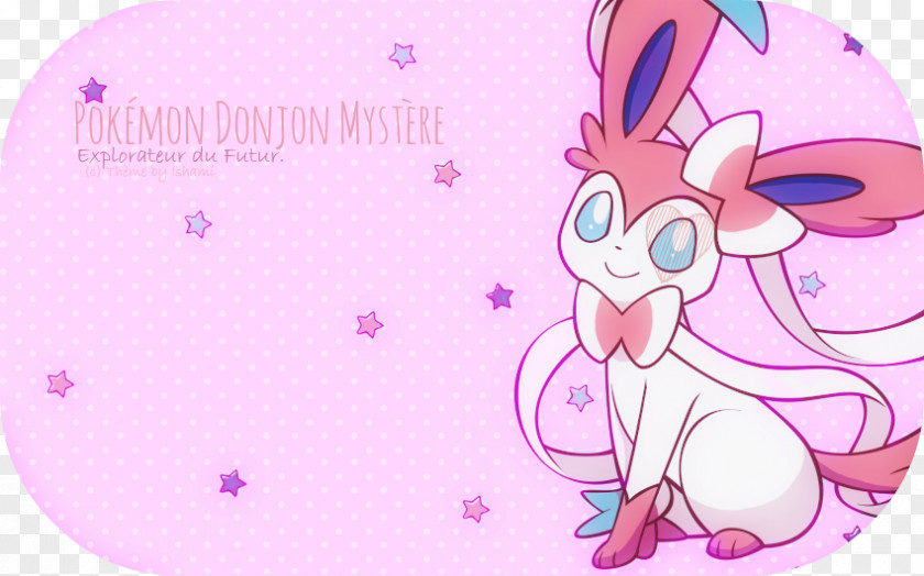 Rabbit Sylveon Desktop Wallpaper Theme Eevee PNG